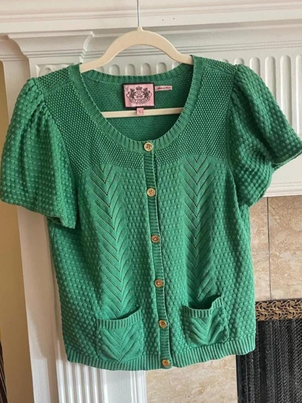 Juicy Couture Women's Green Cardigan